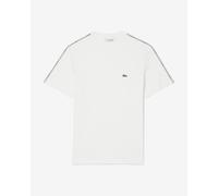 T-shirt Lacoste Branded Stripe Band manches courtes blanc pur - XL