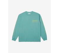 T-shirt Lacoste Floride manche longue bleu turquoise jaune - M