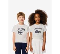 T-shirt Lacoste Graphic Logo à manches courtes blanc enfant - 14