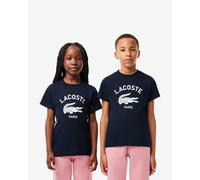 T-shirt Lacoste Graphic Logo à manches courtes bleu marine enfant - 3