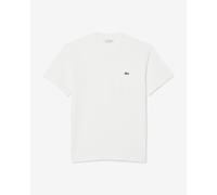 Lacoste Heavy Cotton and Linen PiquÒ Tee men Shortsleeves white taille: XL