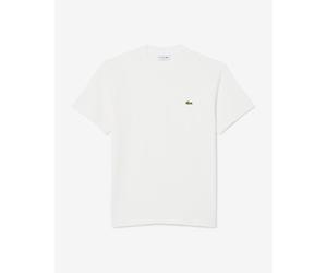T-shirt Lacoste Heavy Cotton and Linen manches courtes blanc pur - XS