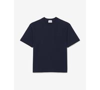 T-shirt Lacoste Loose Fit Heavy manches courtes bleu marine - XXL