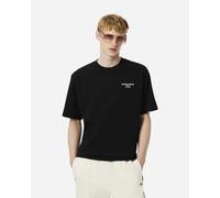 T-shirt Lacoste Loose Fit Heavy Printed manches courtes noir pur - L