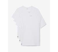T-shirt Lacoste Lounge manches courtes blanc pur (lot de 3) - XS