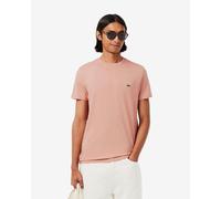 T-shirt Lacoste Pima à manches courtes rose vif - M