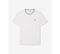 T-shirt Lacoste Regular Fit Col côtelé manches courtes blanc pur - M