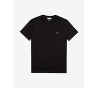 T-shirt Lacoste Regular Fit manche courte col en V noir - L