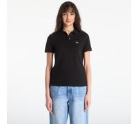 T-shirt LACOSTE Short Sleeved Ribbed Collar Shirt Black 40
