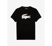 T-shirt Lacoste Sport Crocodile manche courte noir blanc - XL