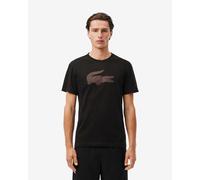 T-shirt Lacoste Sport Crocodile manche courte noir rouge - L