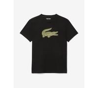 T-shirt Lacoste Sport Crocodile manches courtes noir pur vert - M