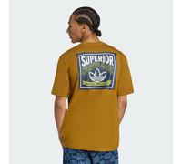 ADIDAS ORIGINALS T-Shirt 'Wabash' marine / umbra / jaune / blanc, Taille M
