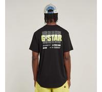 G-star Lash Back Gr Short Sleeve T-shirt Noir M Homme