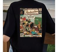 T-shirt Lauryn Hill Miseducation, femme 220 g. Nouveau t-shirt d'été en coton avec col rond et imprimé au dos (1 pièce) T-shirt décontracté à col rond pour femme, confortable et polyvalent, en pur cot