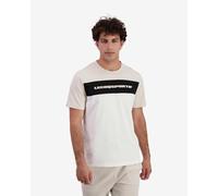 T-shirt Le Coq Sportif Contemporain N2 manche courte blanc beige - M