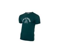 T shirt lebram x sports d epoque roi de chevreuse vert bouteille