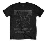 Led Zeppelin Ledzeppelin_USA '77_Men_BL_TS:1xl, T-Shirt Homme, Noir (Black Black), X-Large