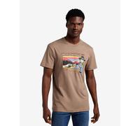 T-shirt Lee Camp manche courte marron - XXL