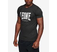 T-shirt Leone 1947 Logo manche courte noir blanc - L