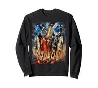 T-Shirt Les Quatre Cavaliers de l'Apocalypse, la Fin des Temps, Art Fantastique Sweatshirt