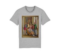 T-Shirt Les Tuche Tableau - Portrait Famille Les Tuche - M Gris CHINÉ - Tee Shirt Cadeau Drôle Film Comédie Les Tuche 1 Les Tuche 2 Les Tuche 3 Les Tuche 4