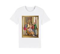 T-Shirt Les Tuche Tableau - Portrait Famille Les Tuche - S Blanc - Tee Shirt Cadeau Drôle Film Comédie Les Tuche 1 Les Tuche 2 Les Tuche 3 Les Tuche 4