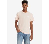 T-shirt Levi's Graphic Crewneck manche courte orange saumon blanc - S