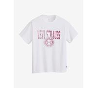 T-shirt Levi's Relaxed Fit manches courtes blanc pur rouge - S