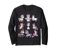 T-Shirt Licorne d'halloween - Costume de Licornes effrayantes Manche Longue