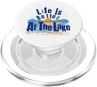 T-Shirt « Life is Better at The Lake Bum » PopSockets PopGrip pour MagSafe