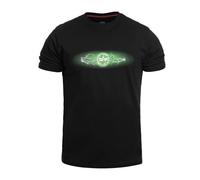 T-Shirt Lightning Alpha Industries - Black/Poison Green XL