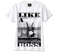 T-Shirt Like A Boss Fun Funny Funshirt Dope Hipster Cool Fresh(Small)