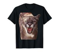 T-shirt Lion Cougar Puma Wildcat Rainbow Panther Hippie Peace T-Shirt