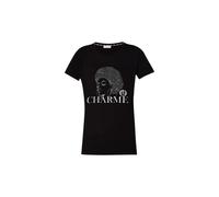 T-Shirt Liu Jo Féminin, en Pur Coton , Couleur Noire, Code TF4313 JS923