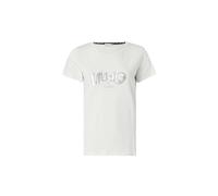 T-Shirt Liu Jo Femme, En Misto Coton, Couleur Blanche, Code TA5214 JS003.