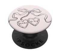 T-Shirt Locket Art Book and Tea Lover PopSockets PopGrip Adhésif