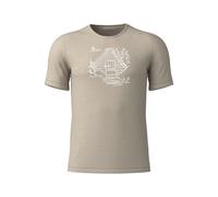Loeffler Cottage Merino Tencel (tm) Short Sleeve T-shirt Beige 54 Homme