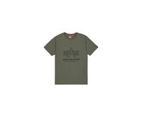 T-shirt logo imprimÃ© Alpha Industries Vert L
