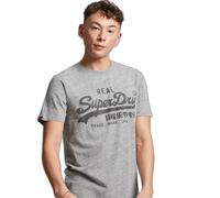 T-shirt logo Superdry Vintage Gris S