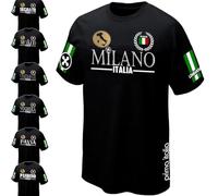 T-Shirt Lombardie Villes Au Choix - Milan, Como, Pavia.. Réf PRIMAPI2177E (FR/ES, Alpha/Lettres, 3TG, Taille Normale, Taille Normale, Milano)