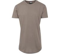 T-shirt long ajusté - Urban Classics - Vert - Manches longues - 100% coton - Pour homme XS