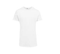 Build Your Brand T-shirt Shaped Long Tee Homme Blanc XL