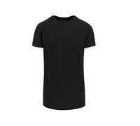 Build Your Brand – T-shirt Homme Shaped Long Tee – Noir – Taille S (EU)