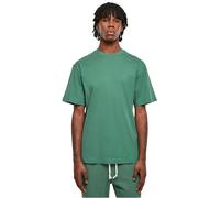 Urban Classics T-Shirt Basique en Coton pour Homme, col Rond, Disponible en Plus de 20 Couleurs, uni, Tailles S à 6XL, Vert Feuille, XXXL