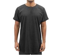 T-Shirt Long Shaped Turnup - Urban Classics - Homme - 100% coton - Gris - Manches courtes M