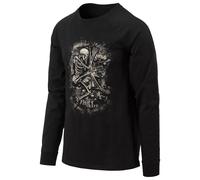 T-shirt Long Sleeve Fight To The Grave Helikon - Black S