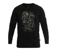 T-shirt Long Sleeve Fight To The Grave Helikon-Tex - Black L