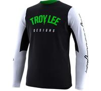 T-shirt Long Sleeve - TROY LEE DESIGNS - GP Pro Boltz - Noir - Maille Ladder - Coupe Regular M