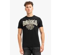 LONSDALE T-Shirt 'Bethersden' écru / noir, Taille XXL